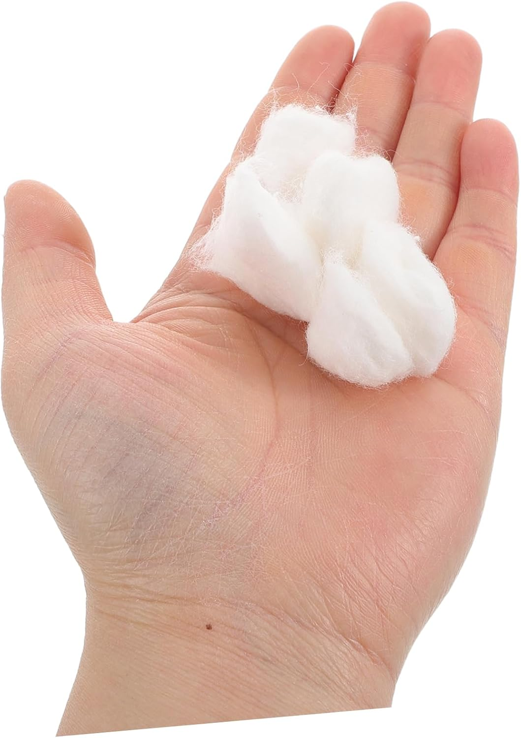 500G Soft Absorbent Cotton Balls Pack for Nail Polish Removal Makeup Removal and Nail Care image number 1