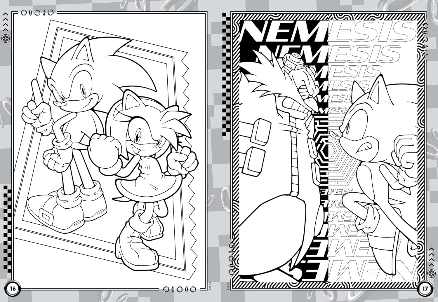 Sonic the Hedgehog: Ultimate Colouring Book (Sega) image number 3