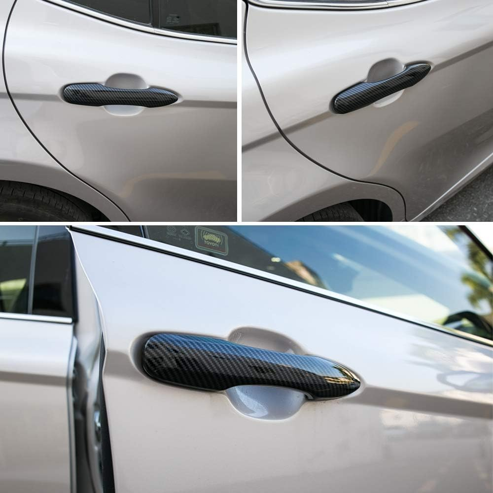 Exterior Door Handle Cover Trims with Smart Entry Holes Fit for Toyota Camry 2025 2024 2023 2022 2021 2020 2019 2018/Toyota Corolla Avalon 2019-2024 Accessories image number 1