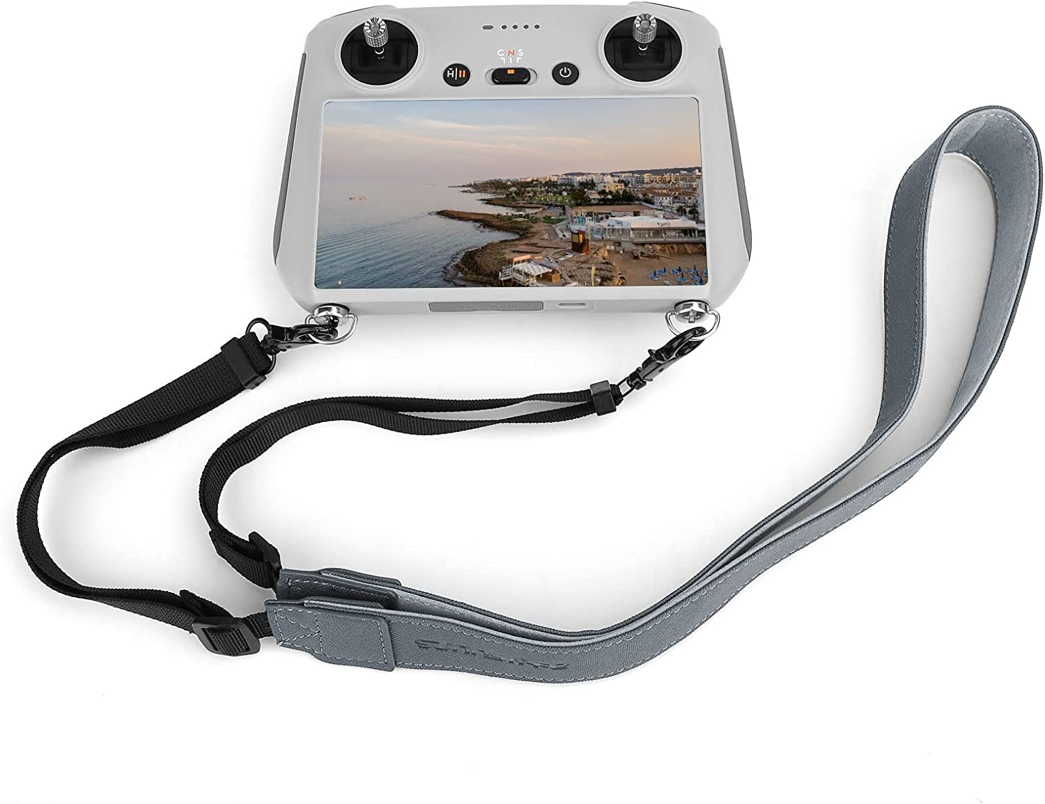 DGBAY PU Leather Lanyard Neck Strap for DJI Mini 4 Pro, Mini 3, Mavic 3 Classic, Air 3, RC Pro Controller Accessories - Adjustable