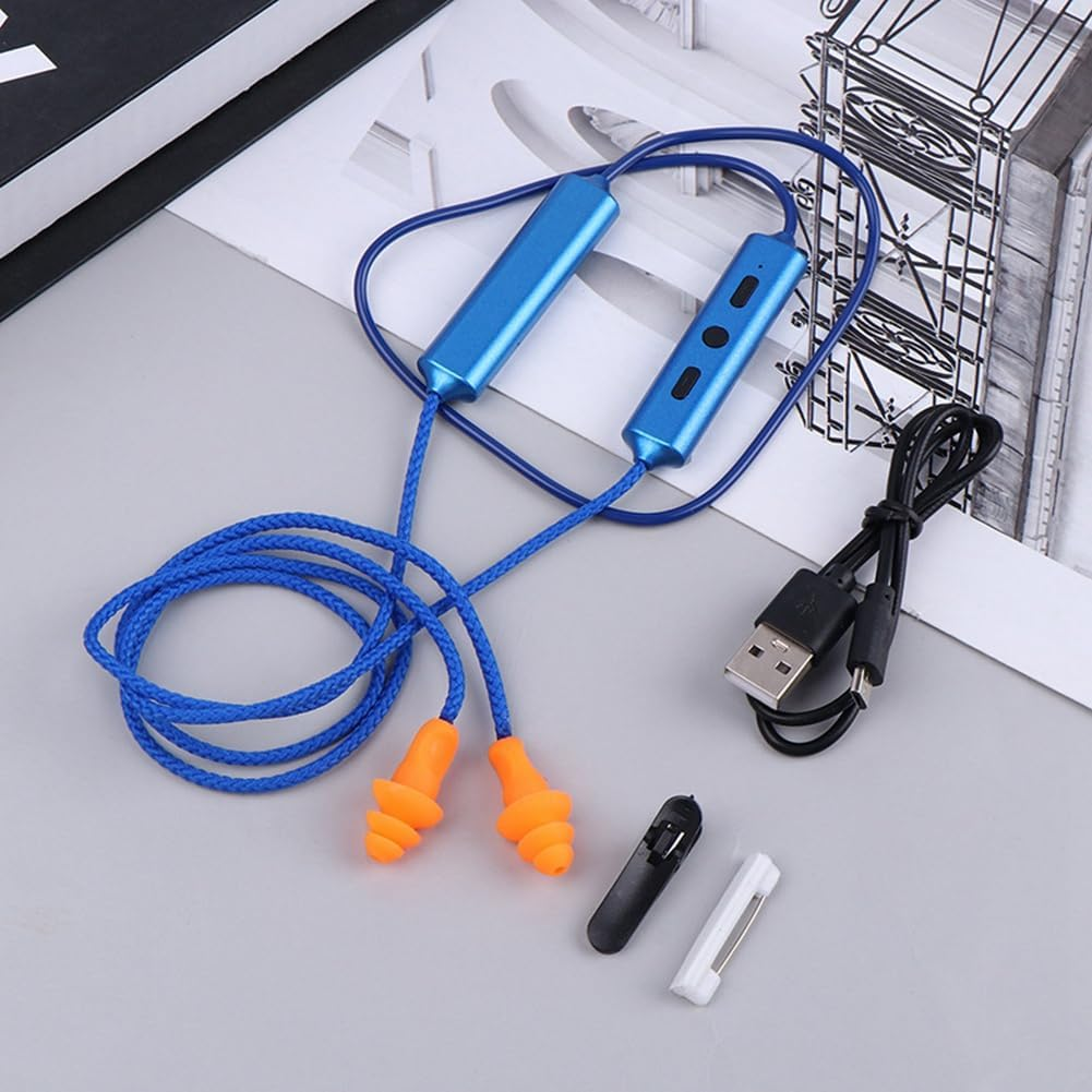Zozii Ear Plugs Bluetooth Earphone for Work, Noise Suppression, Hearing Protection,Construction Sites, Noisy Places A