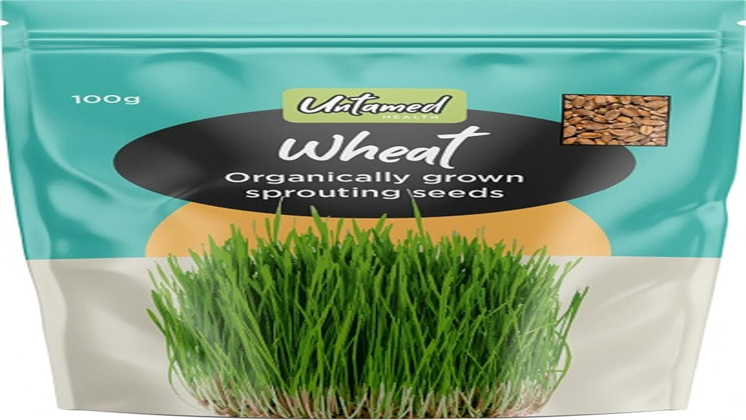 Untamed Health Wheat Organic Sprouting Seeds 100 G