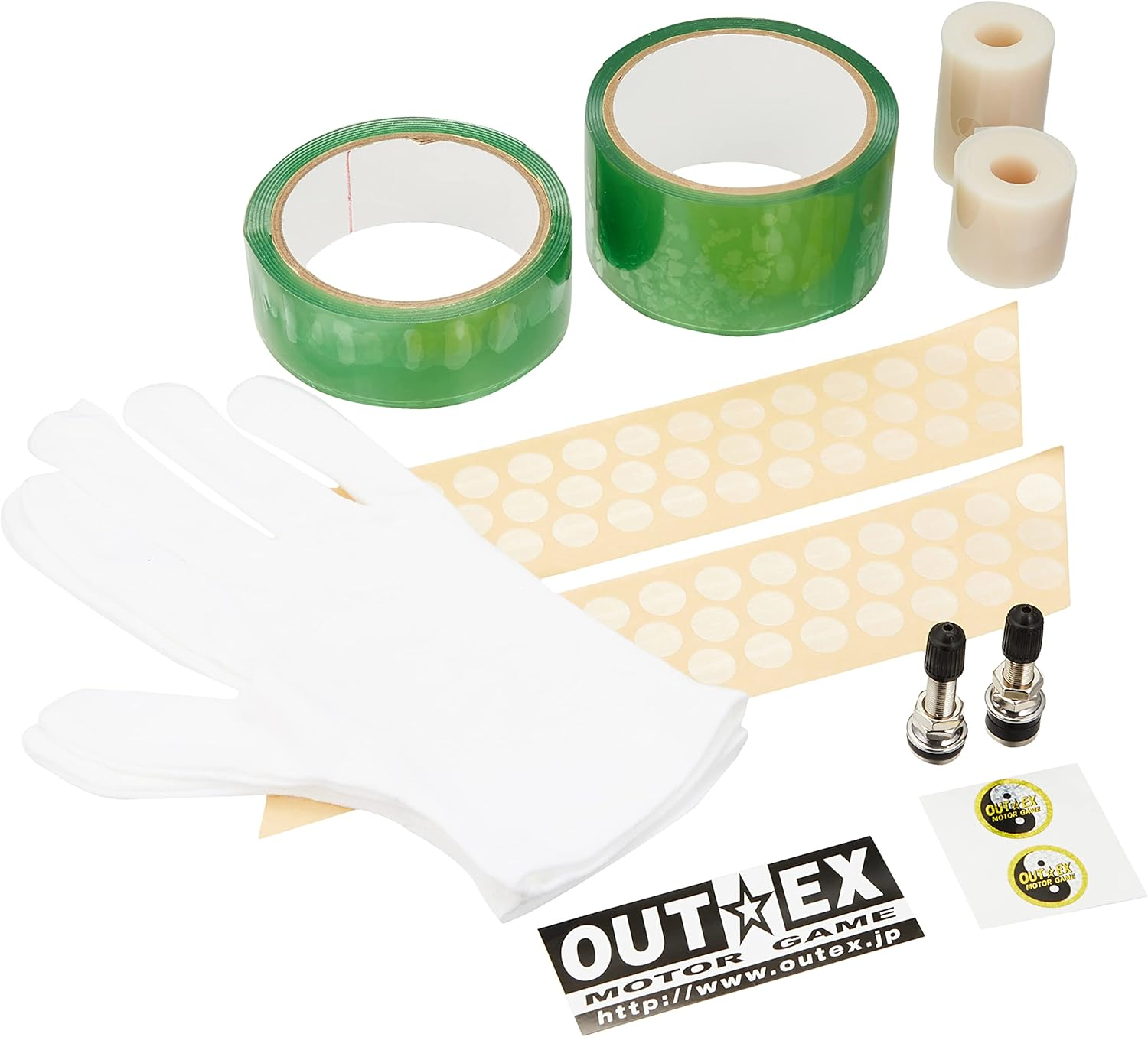 Outex CRF1000L Clear Tubeless Kit Africa Twin/Ktm 950 990 Adventure/Triumph New Tiger 800XC Front and Rear Set image number 1