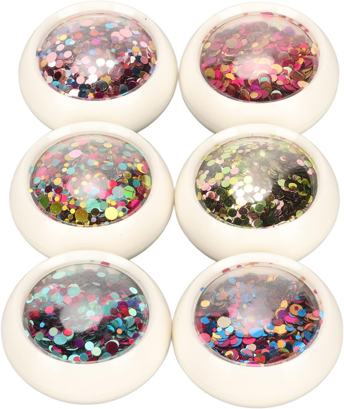 Nail Art Glitter Sequins Colorful round Nail Glitter ABS DIY Decoration for Female