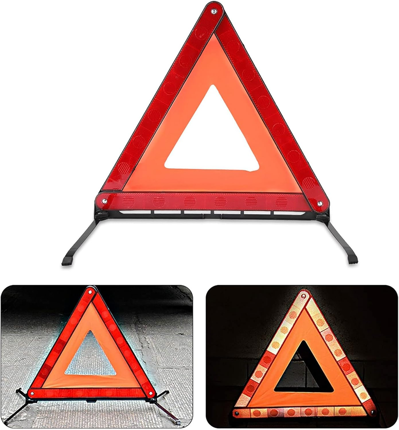 Reflective Foldable Car Reflective Emergency Fault Sign Warning Board Car Stop Sign Warning Road Safety Kit image number 1