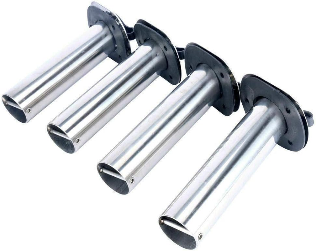 2/4X Fishing Rod Holders 304 Marine Grade Stainless Steel Flush Mount 30 Degree image number 6