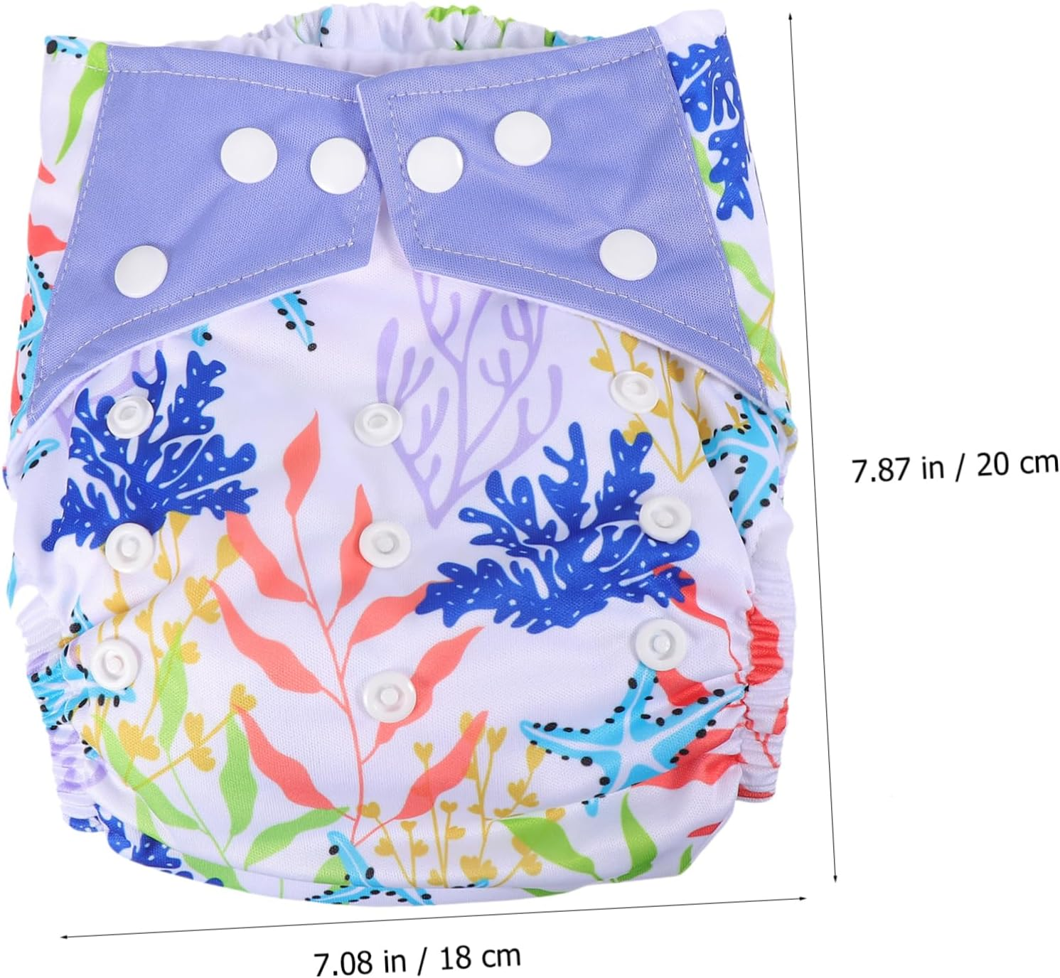 Ibasenice 3Pcs Mum Mum Digital Printed Cloth Diapers Washable Pocket Diaper Comfortable Stylish for Boys Girls