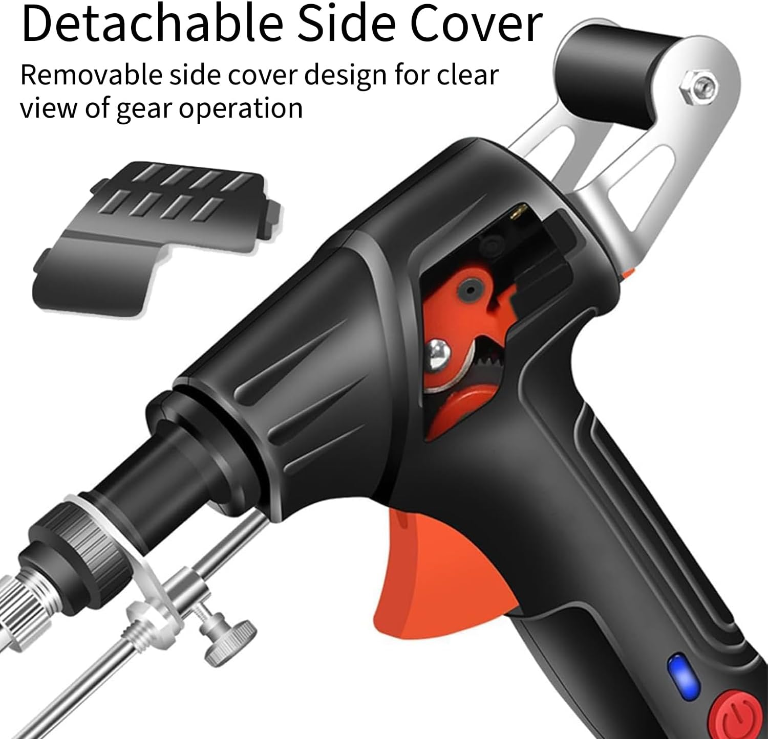 Internally Heated Industrial Laser Welding Tools, Multi-Function Soldering Iron Soldering Gun Set, 3 in 1 Handheld Industrial Laser Welding Machine Constant Temperature Fast Heating for Metal - Black image number 2