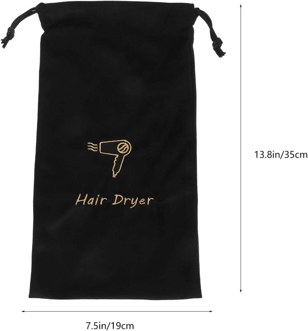 Healeved Portable Drawstring Bag for Hair Dryer Reusable Pouch Lightweight Travel Storage for Use Convenient and Washable Design image number 6