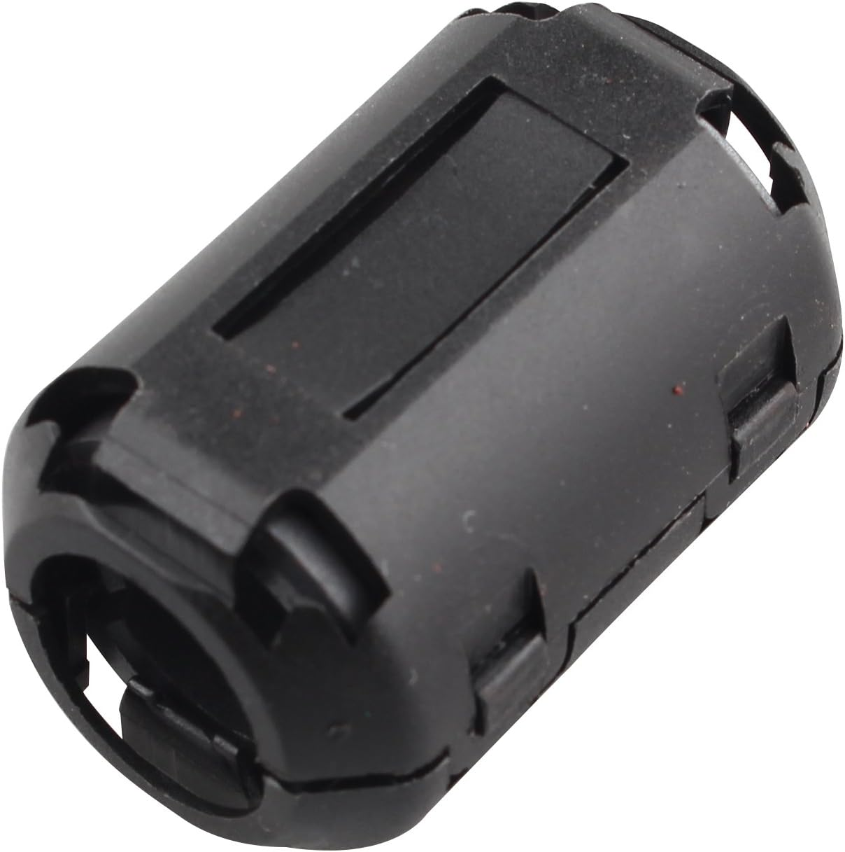 10PCS Noise Filter Cable Ring, Snap on Ferrite Ring Core Anti-Interference Bead Choke Ring Cord RFI EMI Noise Suppressor High-Frequency Filter with 13Mm Inner Diameter Ferrite Cable Clip Black image number 3