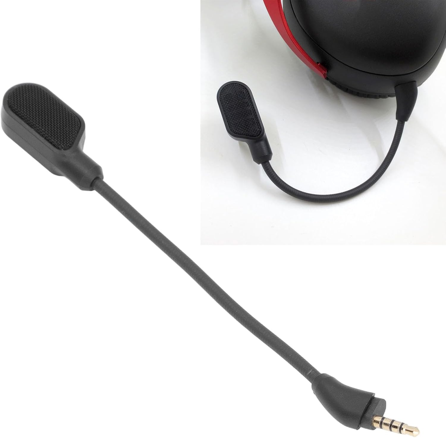 MEKOTRIN Replacement Game Mic or Cloud III Gaming Headset Clear Sound Detachable Microphone Boom Lightweight 3.5Mm image number 2