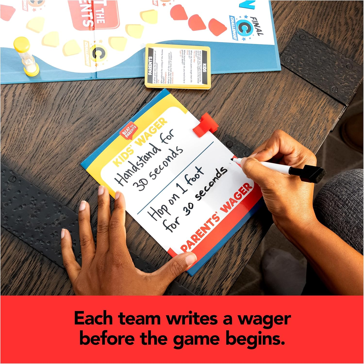 Spin Master Games Beat the Parents Classic Family Trivia Game, Kids Vs Parents for Ages 6 and Up, 6061048