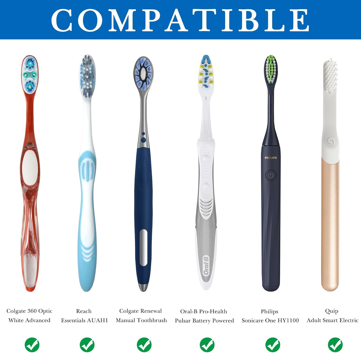 Linkidea Wall Mounted Toothbrush Holder, Electric Toothbrush Holder Aluminum Self Adhesive Electric Toothbrush and Toothpaste Dispenser for Bathroom Shower Washroom (White)