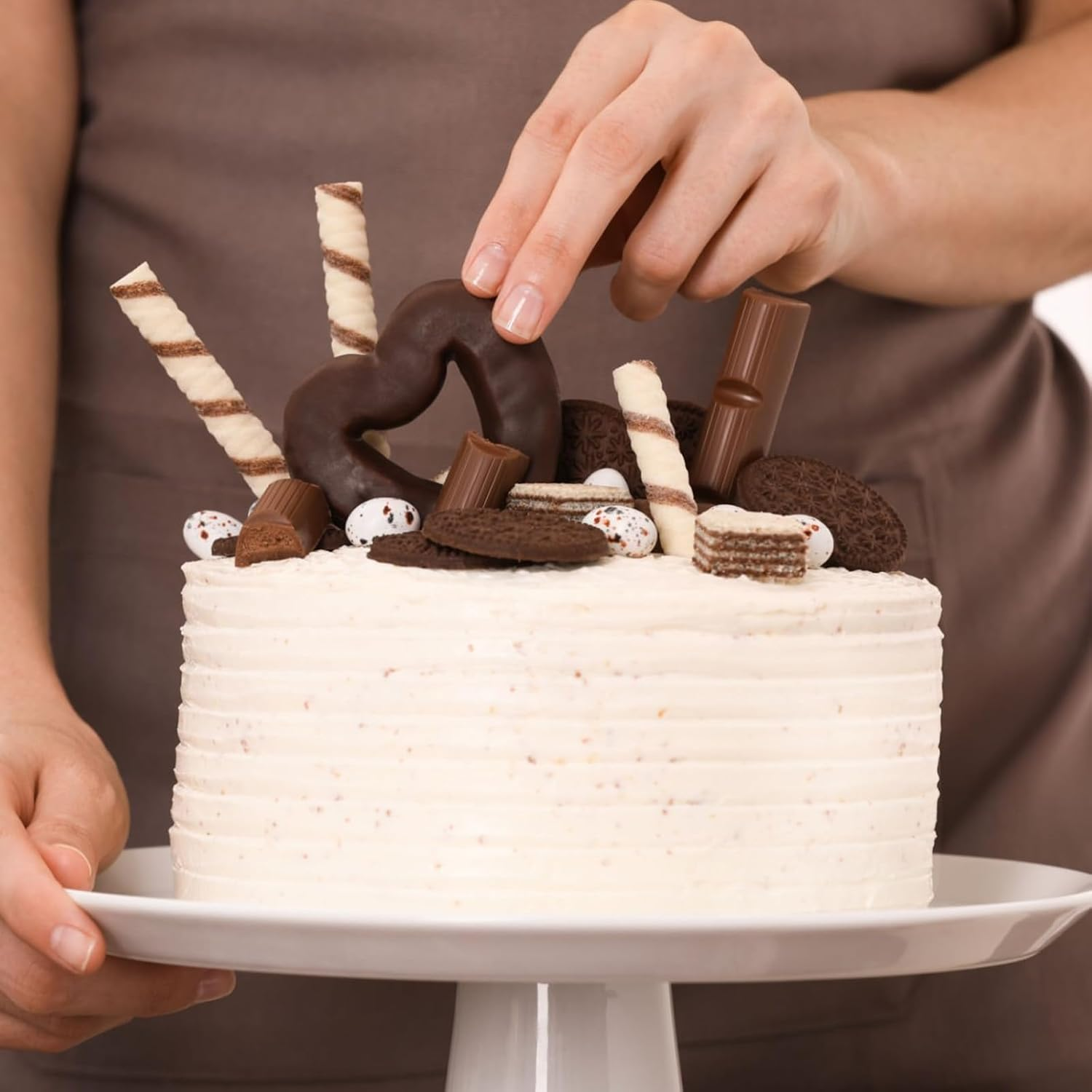 NILLOS Cake Decorating Comb, 6 PCS Clear Cake Scrapers Set for Cake Contouring, Detailing (6 Kinds) image number 6