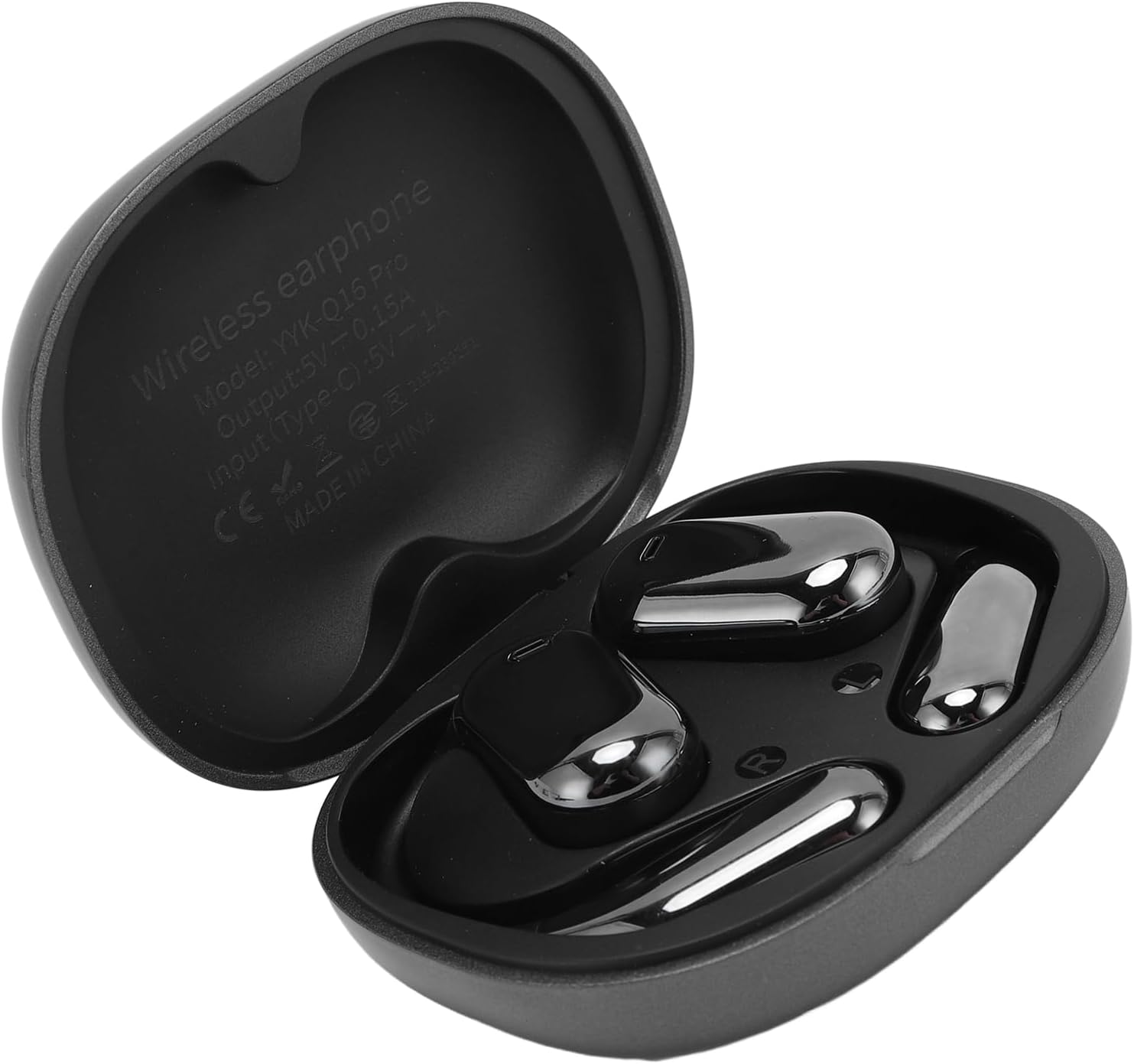 AI Translation Earbuds, Real Time Language Translator Device with 80+ Languages and 14 Voice Translations, 4 Modes, Touchscreen Charging Case, Ideal for Business, Travel image number 6