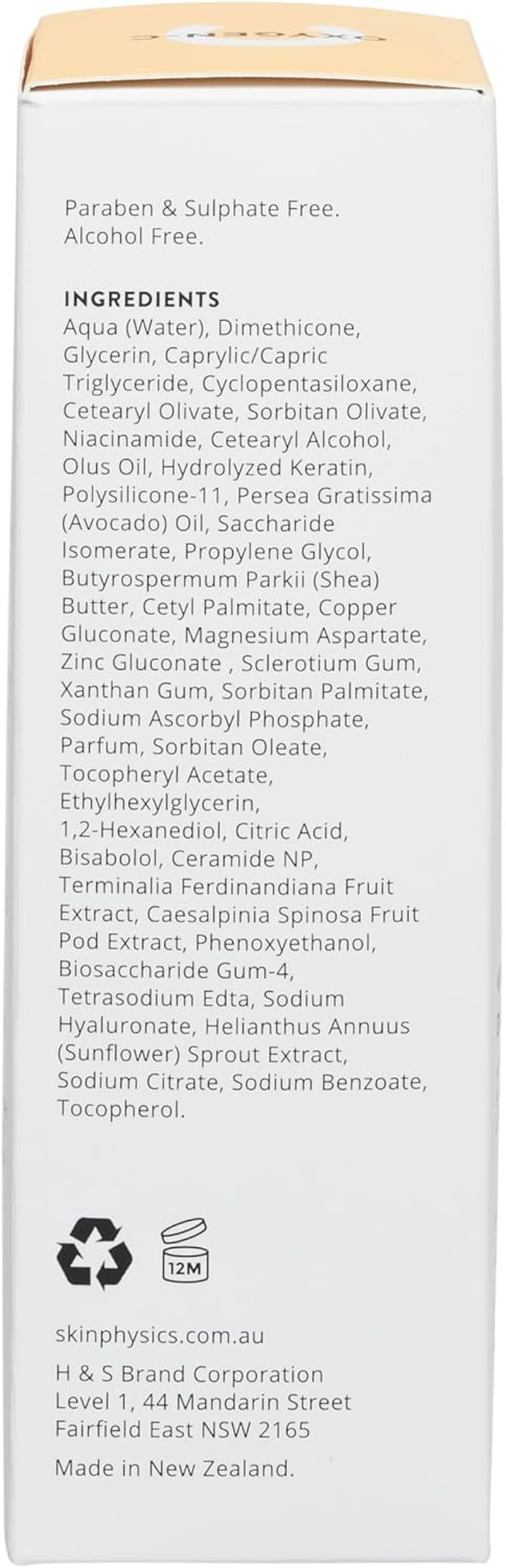 Skin Physics Vitamin C Brightening Daily Moisturiser 50Ml &ndash; Hydrating Cream with Hyaluronic Acid, Ceramides & Kakadu Plum &ndash; Targets Dry Skin, Fine Lines & Uneven Texture image number 3