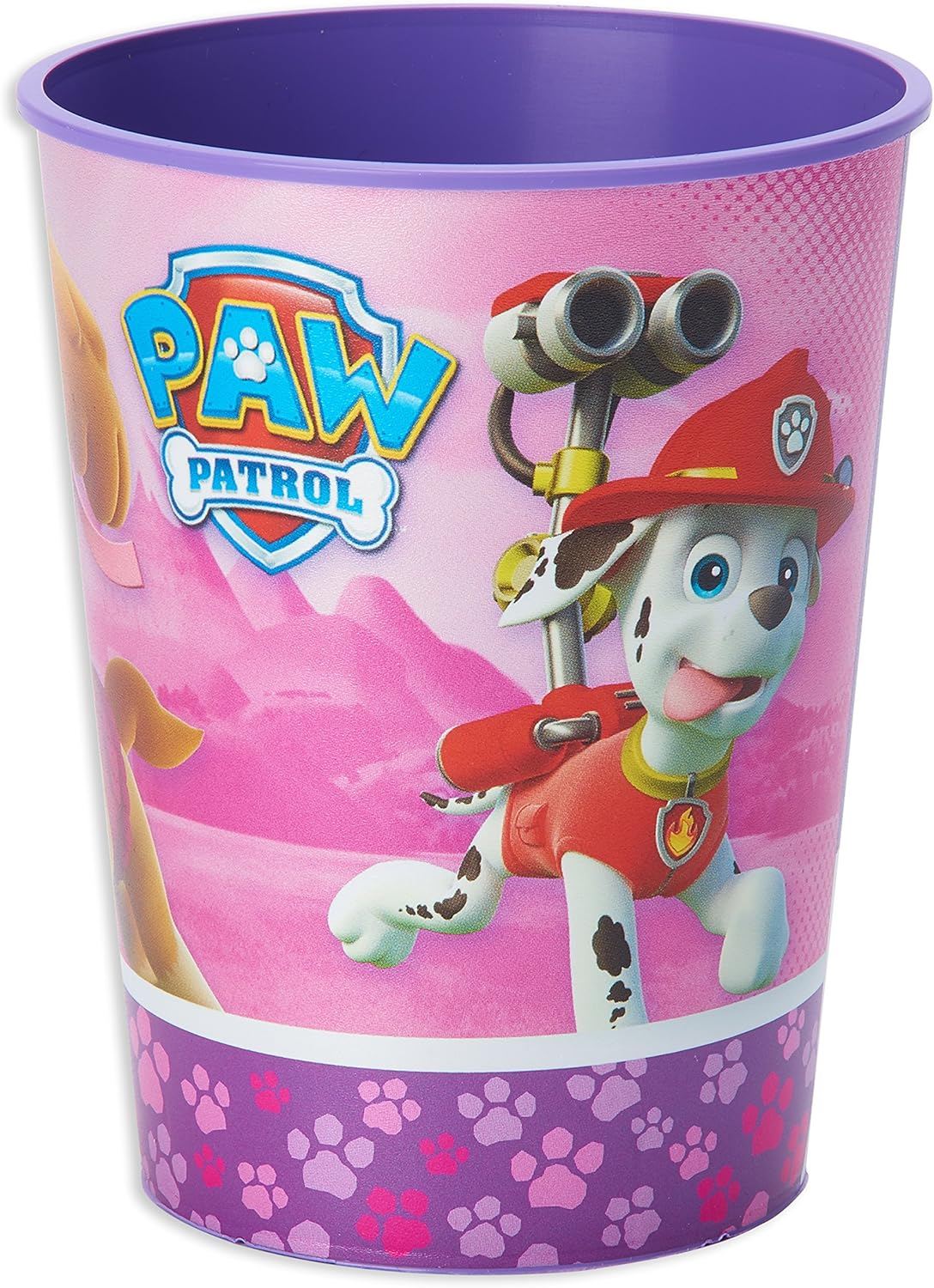 American Greetings Paw Patrol Party Supplies, Pink Plastic Cups (12-Count) image number 2