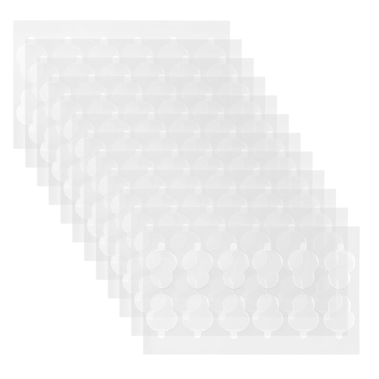 144 Pcs Sonny Angel Hipper Adhesive Tape - Double Sided Clear Sticky Putty Pads for Secure Hold - Perfect Sonny Angel Stickers - Fit for Doll Display & Craft Projects - Strong & Residue-Free Adhesive image number 1