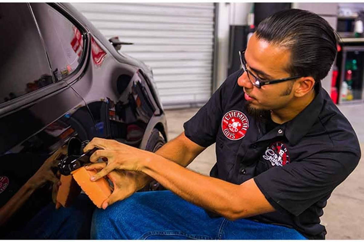 Chemical Guys Hex-Logic Hand Applicator Pad Kit, 3 Pads image number 4