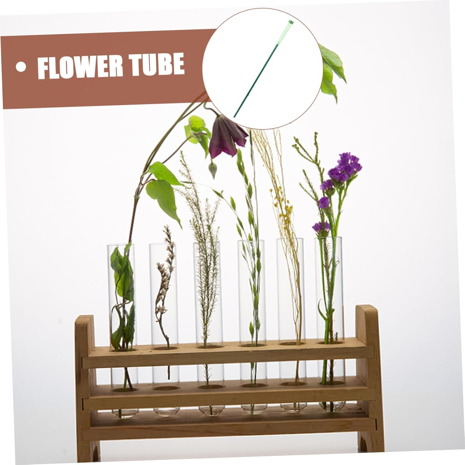 Milisten 5Sets Flower Water Tubes for Fresh Flowers Nutrition and Horticulture DIY Supplies image number 5