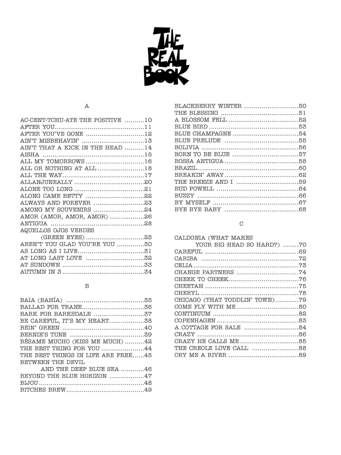 The Real Book - Volume III: C Edition image number 5