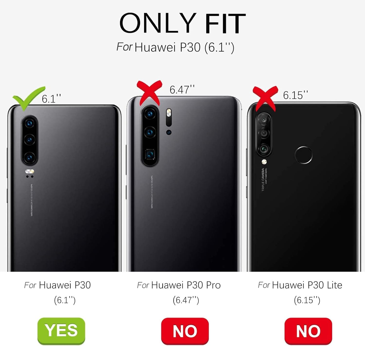 Ultiunison Phone Case for Huawei P30, Soft Slim Design, Shockproof Cover with Microfiber Lining (Purple, for Huawei P30, 6.1") image number 6