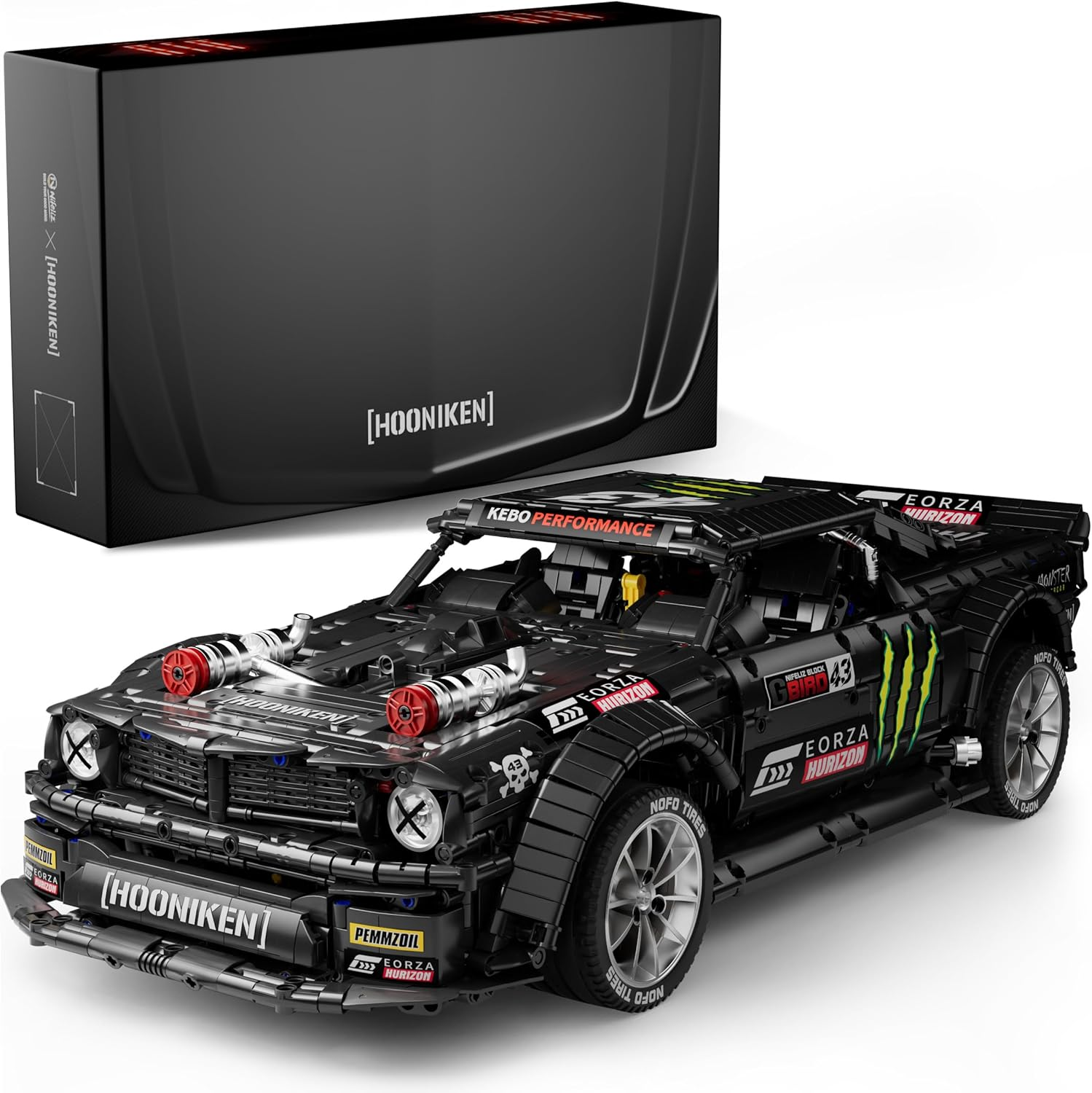 Nifeliz HOONIKEN Model Car Set, Colletible Building Toy for Adults, for Car Lovers and Muscle Car Fans (3141 Pieces image number 1