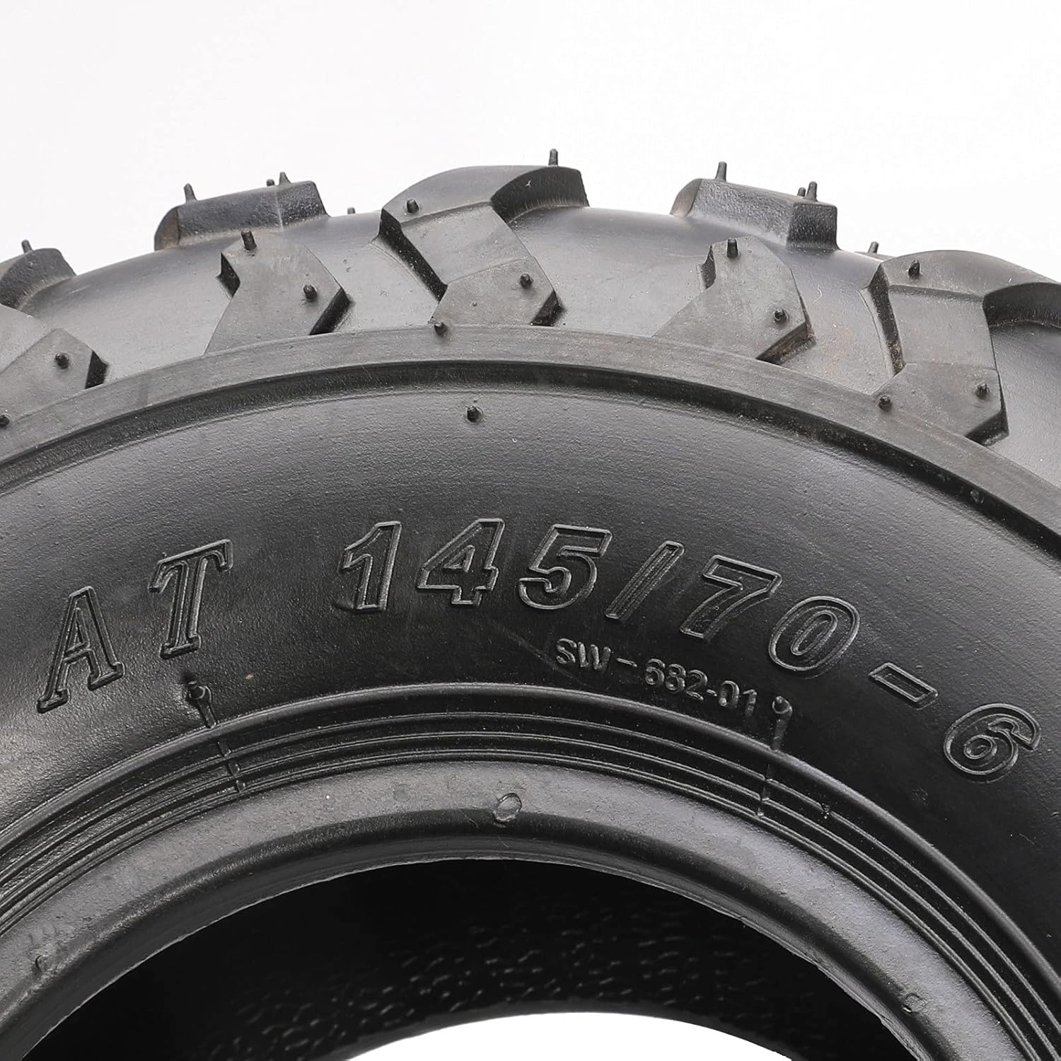 YC Yier 145/70-6 ATV UTV 145/70X6 All Terrain Tire 4PR Tubeless 145X70X6 for Coleman CC100X Ct100U Baja Dirt Bug Doodle Bug DB30 Mini Bike Kazuma Roketa 110Cc 125Cc ATV Quad Go Kart Taotao (1Pc) image number 5