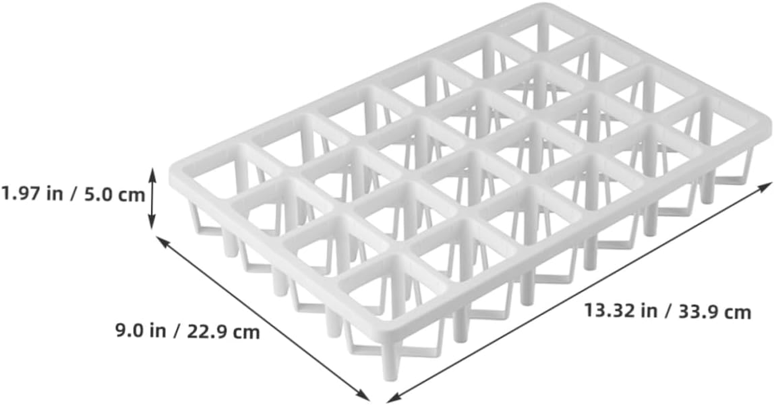 Kisangel 3Pcs Plant Pot Racks for Indoor Gardening Square Hole Vegetable Germination Trays Planter Holders for Seedlings Space-Saving Nursery Pot Brackets image number 1