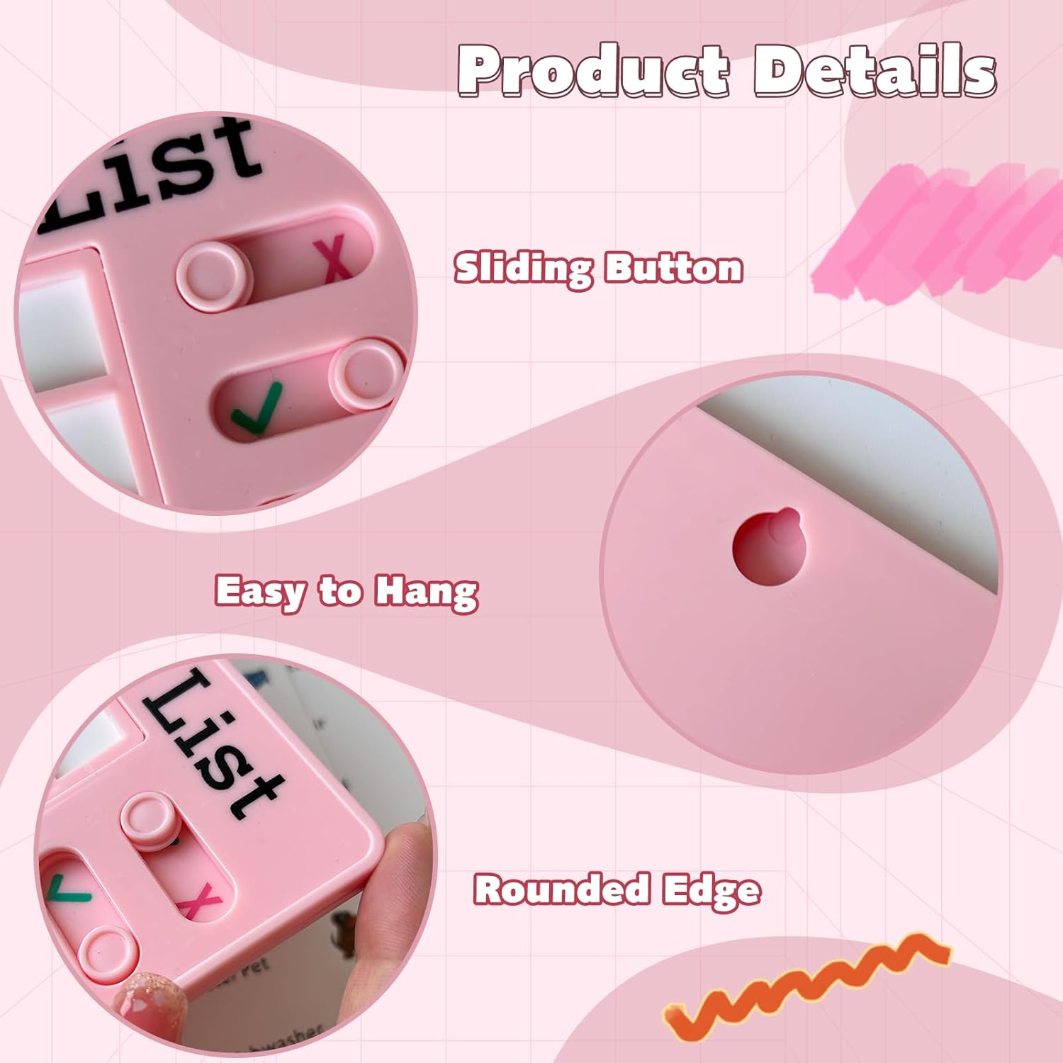 Chore Chart for Kids Multiple Kids, 4 Pcs Plastic Checklist Board Reusable to Do List with 40 Detachable Cardstock, My Chores Slider Chart for Daily/Morning/Bedtime Routine Planning image number 6