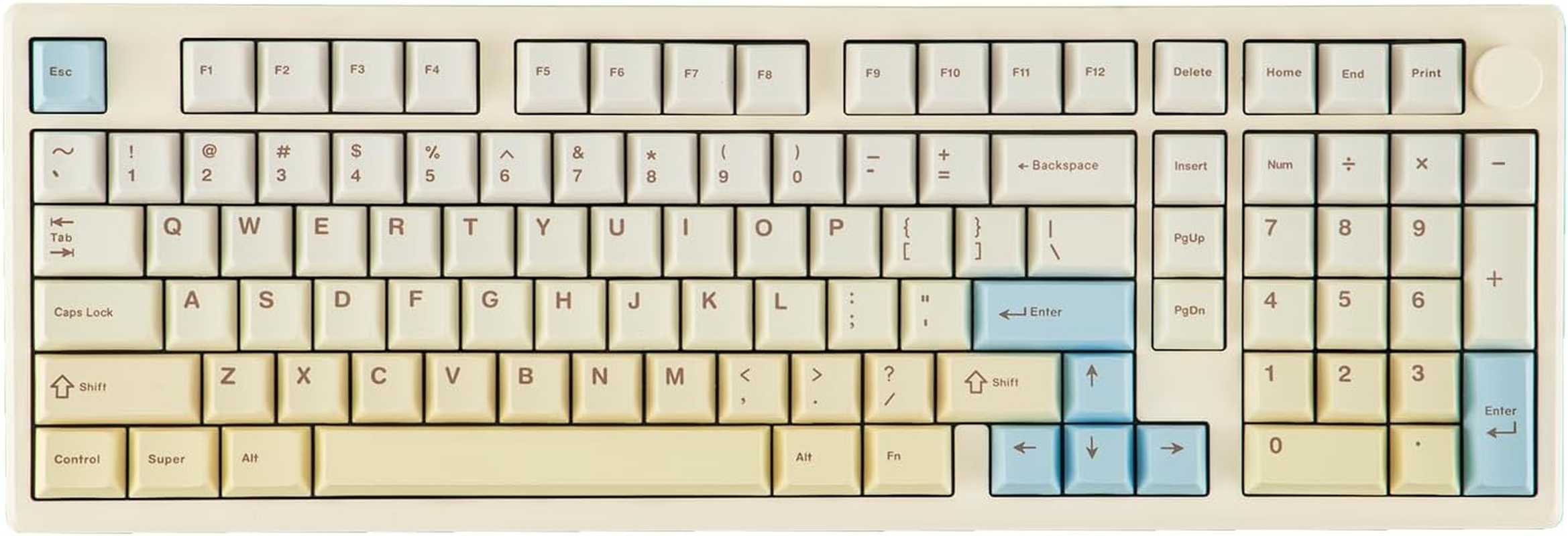 EPOMAKER Galaxy100 Lite QMK/VIA Gaming Keyboard with 8000Mah Battery and Numpad, 1800 Aluminum Mechanical Keyboard, Usb-C/Bt/2.4Ghz, Hot-Swap, Creamy Sound (Black, Wisteria Linear Switch)