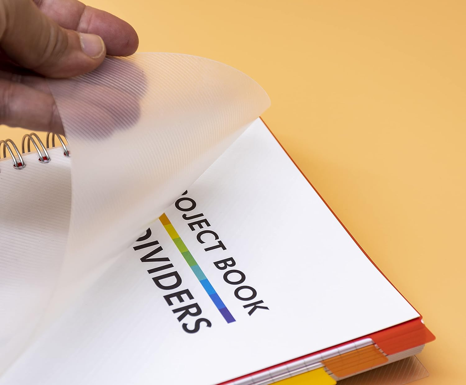 Pukka Pad B5 Subject Notebook with 10 Repositionable Dividers for Organization &ndash; 400 Perforated Pages of 80GSM Paper &ndash; 200 Sheet Notebook for School, Office, and Home &ndash; White, 7.48 X 9.84In image number 3