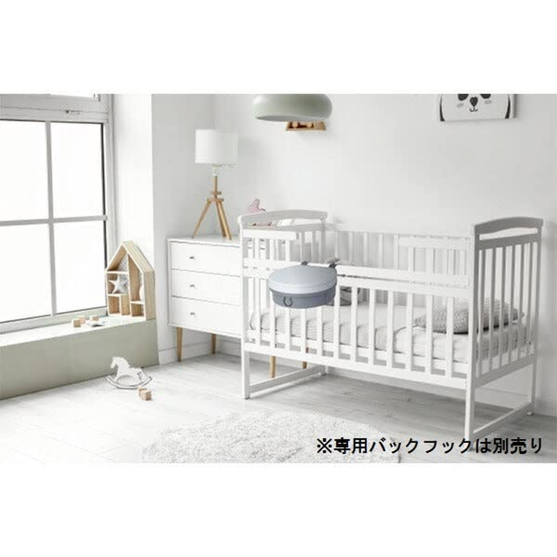 DEO Pail Trash Can for Diaper Processing, 6.3 Gal (21 L), 1 Cassette, Odor Resistant, Deodorizing, Antibacterial, for Babies, Nursing Care (Body + 3 Cassettes, Light Gray) - Black image number 2