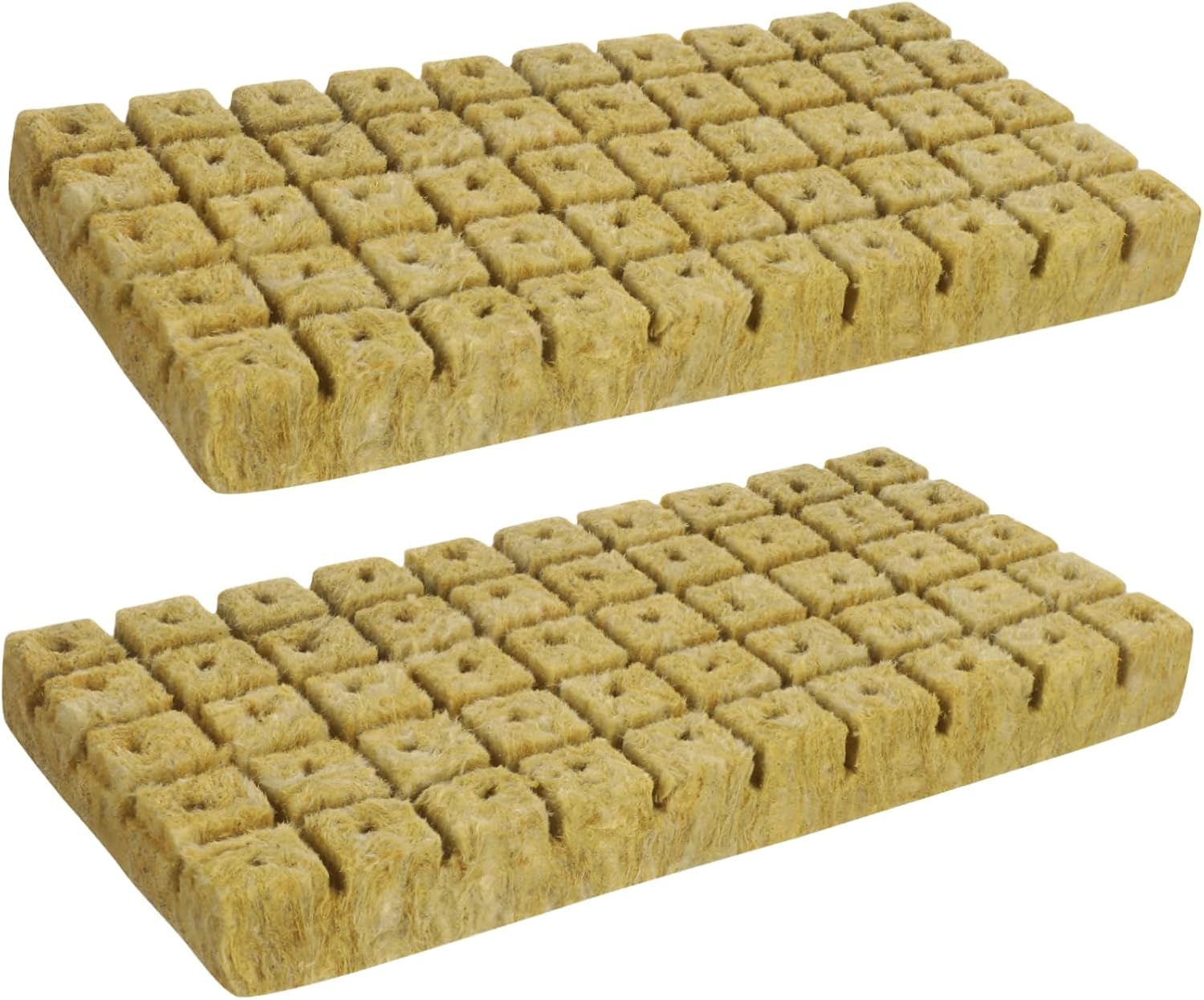 100Pcs Hydroponic Nutrient Blocks Seed Starter Cubes 25X25X30Mm Soilless Planting Medium for Indoor Gardening and Nursery Cultivation