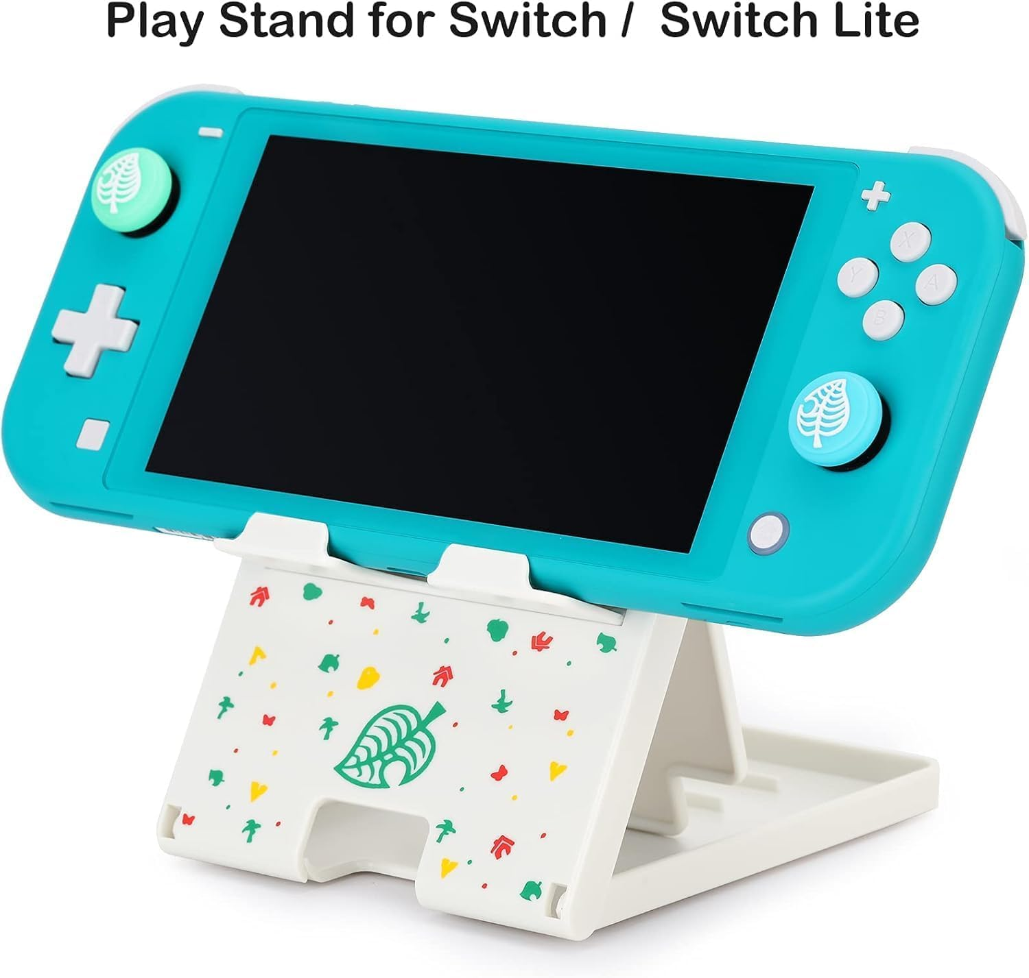 Switch Stand for Nintendo, Adjustable Foldable Portable Stand Compatible with Switch OLED, Switch Lite, and Steam Deck, Portable Foldable Non-Slip Bracket, Anti-Slip Gaming Accessories (White)