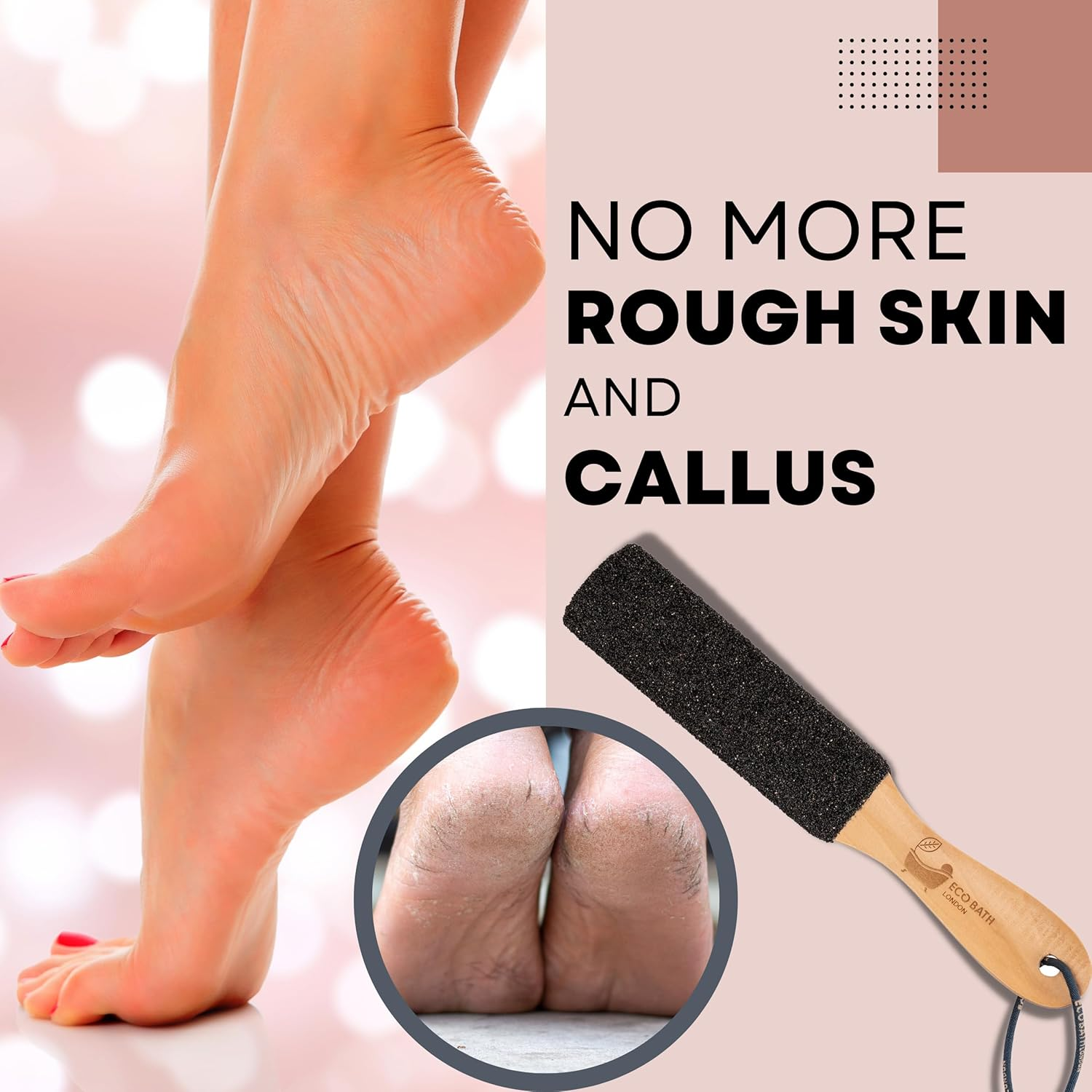 Eco Bath London Natural Pumice Foot File image number 4