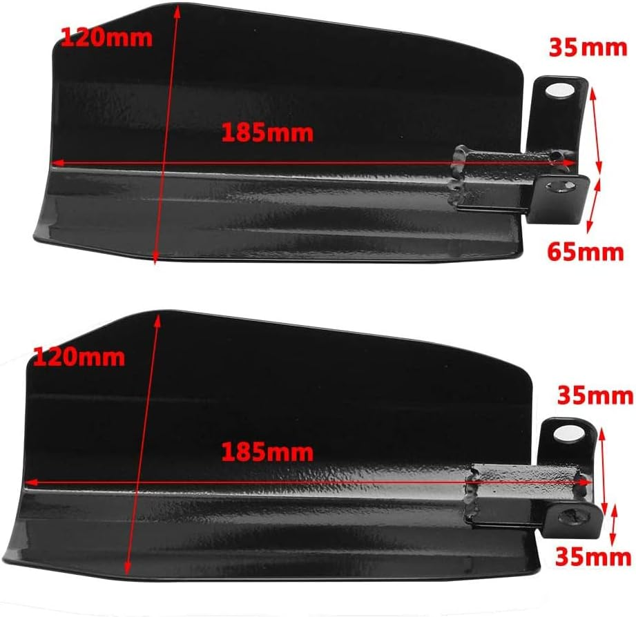 Motorcycle Coffin Cut Handguards Gloss Black Large Hand Guards Windshield for Harley Sportster Touring Street Glide Road King Electra Glide 2007-2024 image number 1