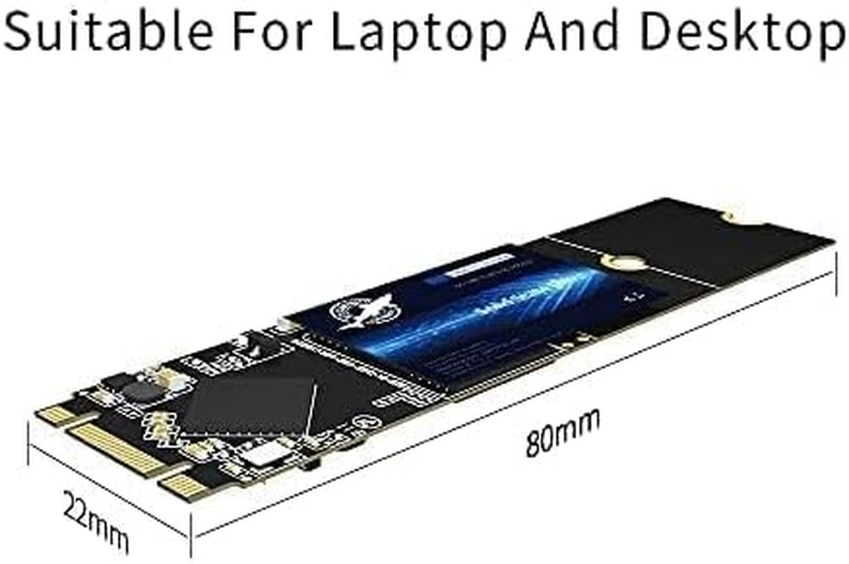 Dogfish SATA SSD 4TB M.2 2280 NGFF SATA 3 (6Gb/S), 3D NAND TLC B&M Key Internal Solid State Drive - Compatible with Desktop PC Laptop (M.2 2280 4TB)