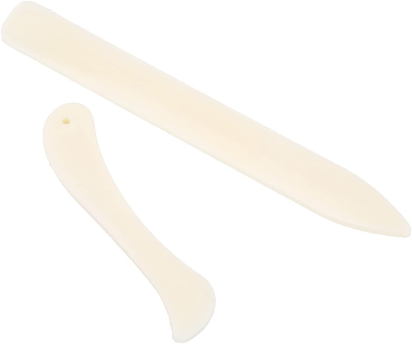 Fdit 2Pcs Bone Folder Set, Professional Scoring & Creasing Tools for Bookbinding, Card Making, Scrapbooking & Paper Crafts, Smooth Plastic Paper Tool for DIY Arts & Crafts image number 3