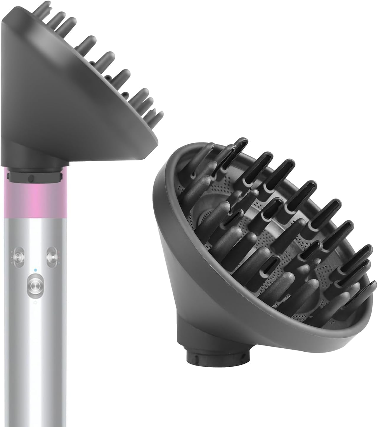 Upgraded Diffuser Attachment Compatible with Dyson Airwrap, Converting for Airwrap Styler to Hair Dryer Diffuser Attachment, for Airwrap Attachment Nozzle, 973365-01,Grey image number 1