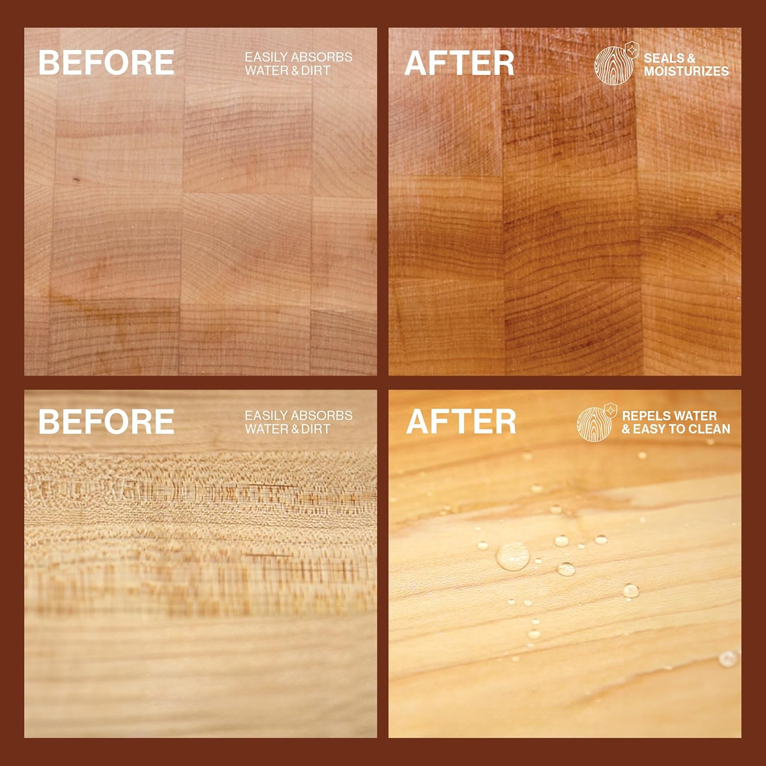 John Boos Block BWCB Butcher Block Board Cream, 5 Ounce image number 6