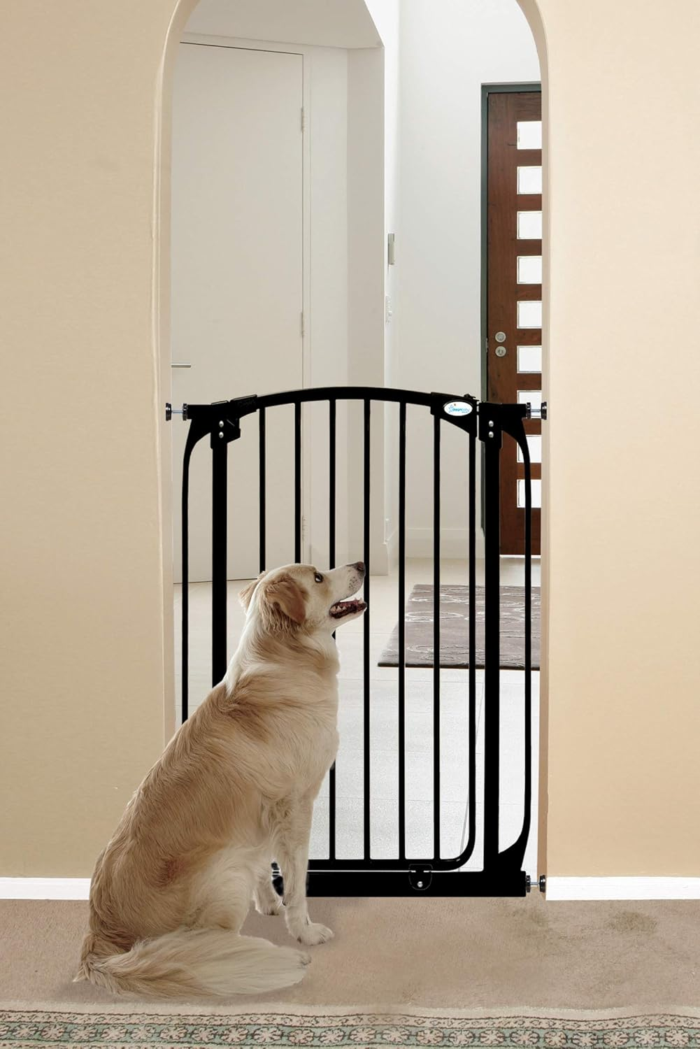 Dreambaby Auto-Close Chelsea Xtra-Tall Safety Gate (Fits 71Cm-80Cm) Black