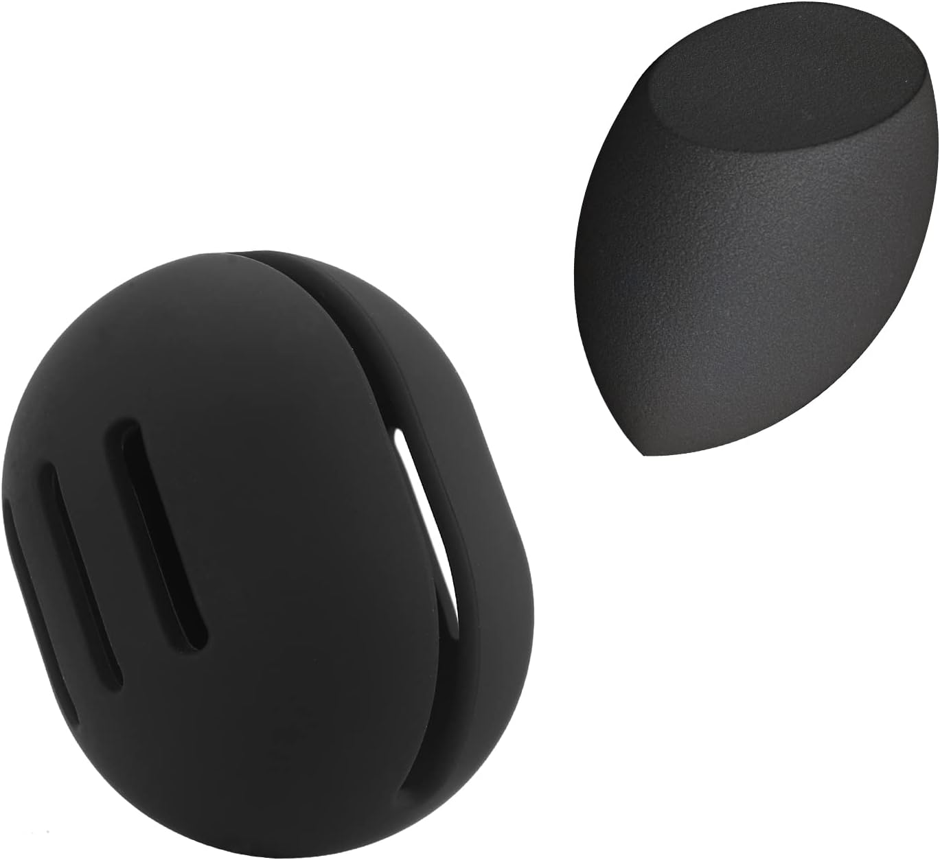 FERYES 2 PCS Makeup Sponge Holder &ndash; Shatterproof Eco-Friendly Silicone Beauty Make up Blender Case for Travel