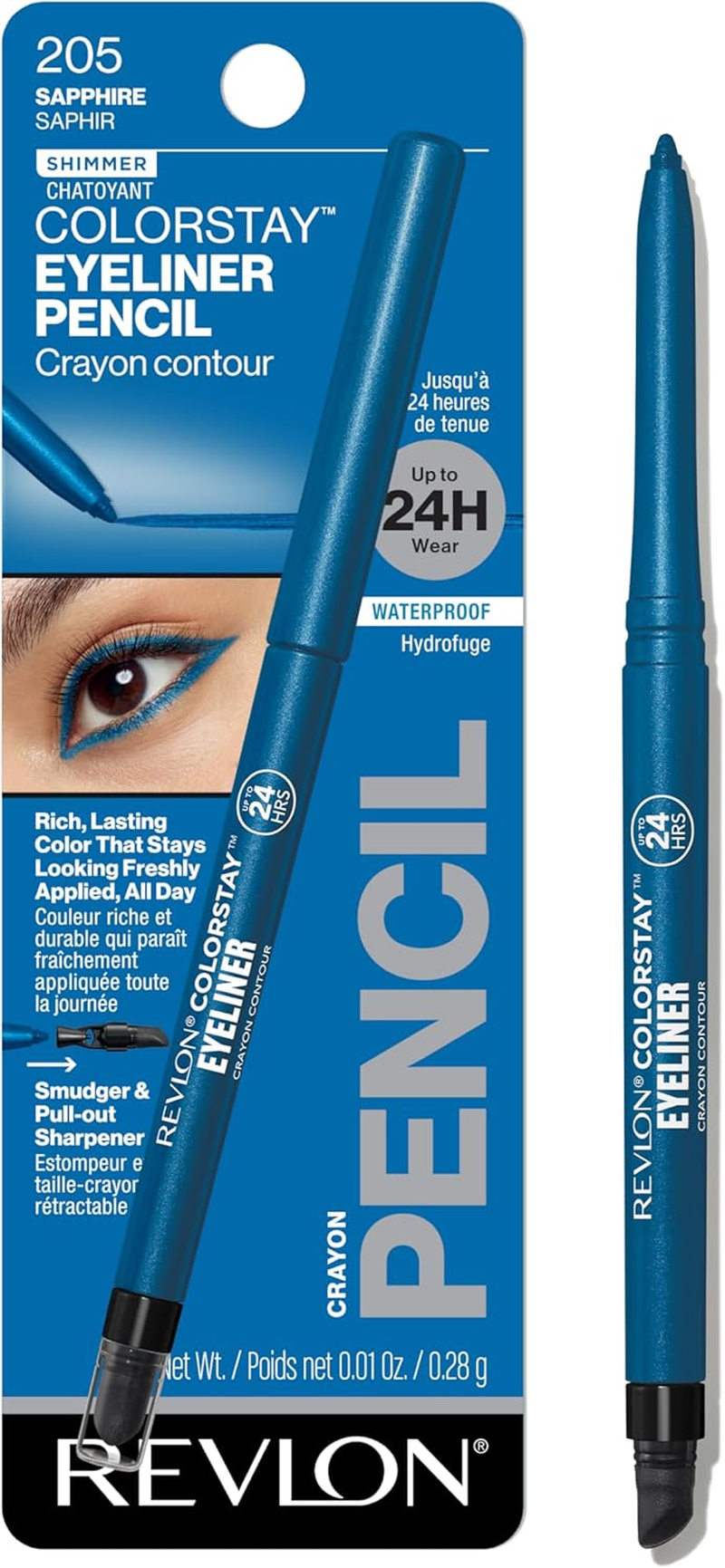 Revlon Colorstay Eyeliner Pencil, Sapphire