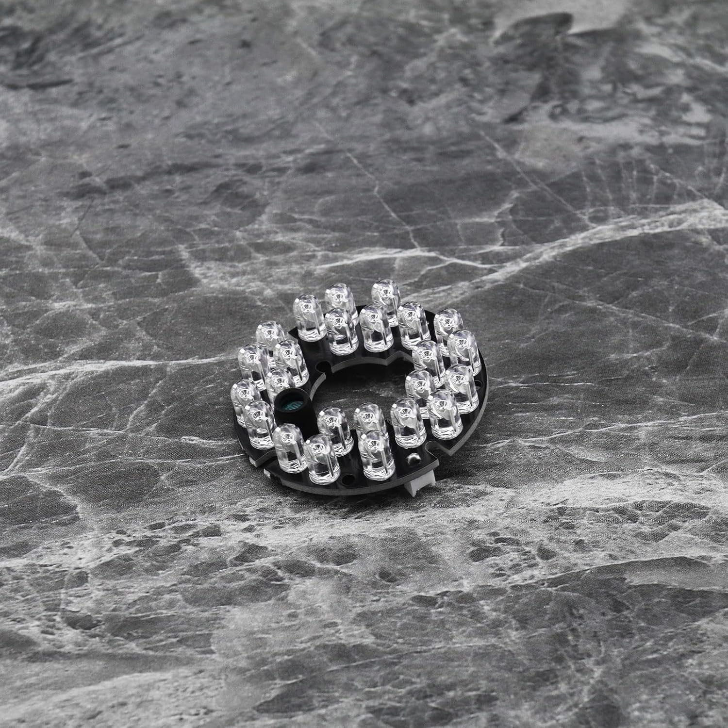 VGOL 2X 24 850Nm IR Leds Infrared Light Board IR Range up to 20-30M for Camera Surveillance System and Night Lighting of Various Cameras, Black