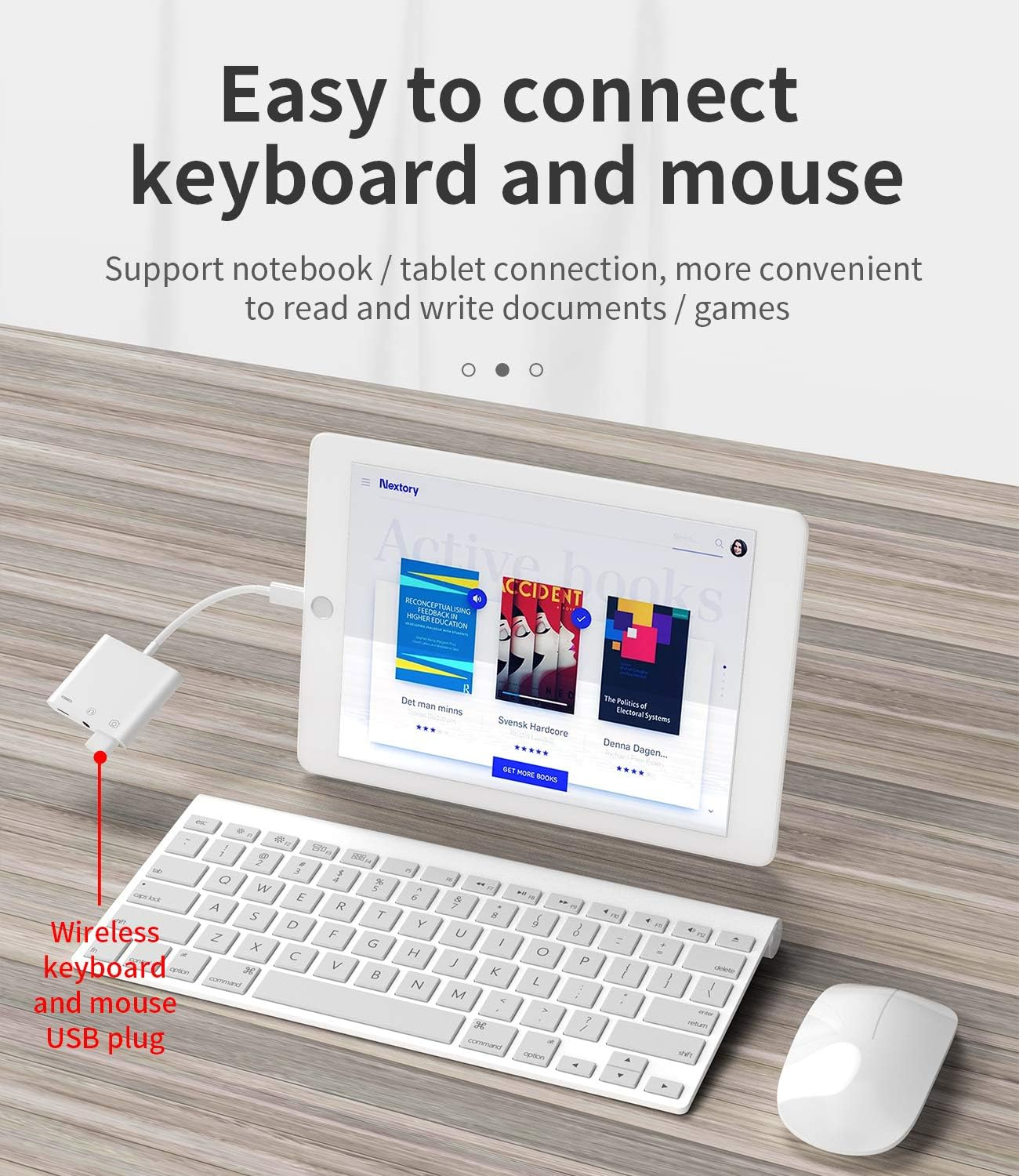 Apple Certified for Iphone Headphone Adapter 3.5Mm AUX Audio Jack and Charger Extender Dongle Earphone Headset Converter Lightning Male to USB Female OTG Cable Camera Memory Connector Kit Splitter image number 5