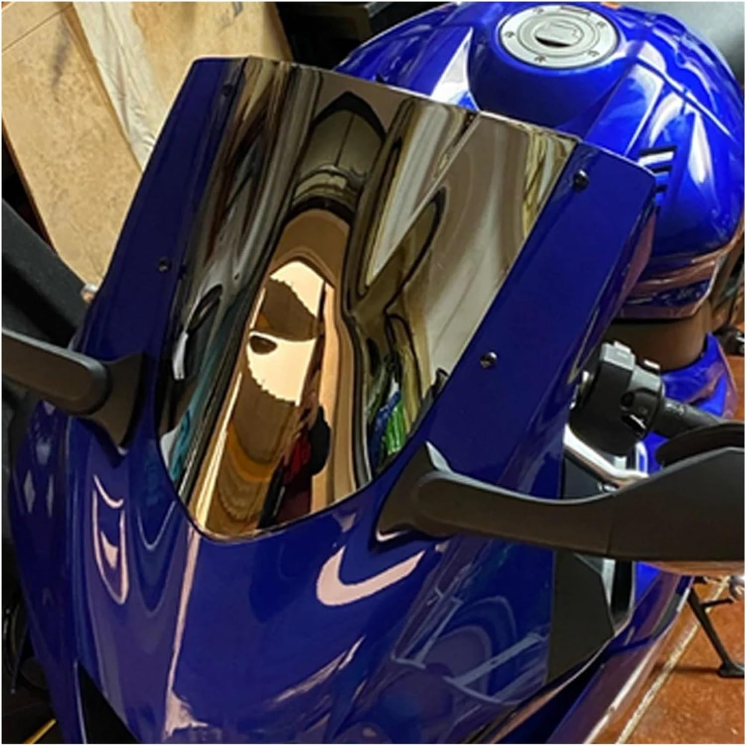 Motorcycle Accessories Windscreen Windshield Screen Deflector Protector Compatible with Yamaha YZF 600 R6 R7 2017-2019 2020 2021 2022 2023(Clear) image number 6