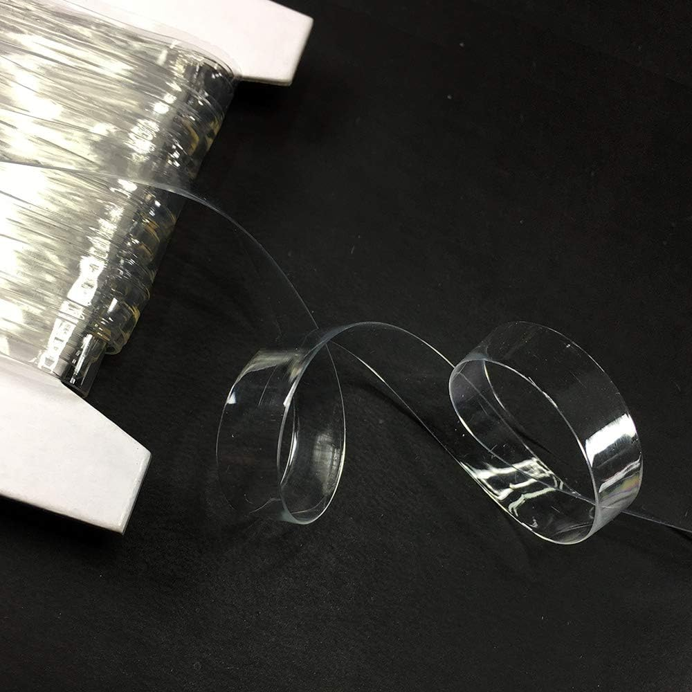 30-Yards Clear Elastic Stretch Light Weight Transparent Stretch Elastic for Underwear, Swimwear, Sportwear, Masks, TR-12220 (6Mm) image number 3