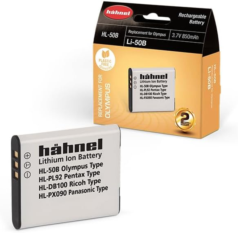 H&auml;hnel - HL-90B/92B Olympus - Camera Accessories - Li-Ion Battery image number 2
