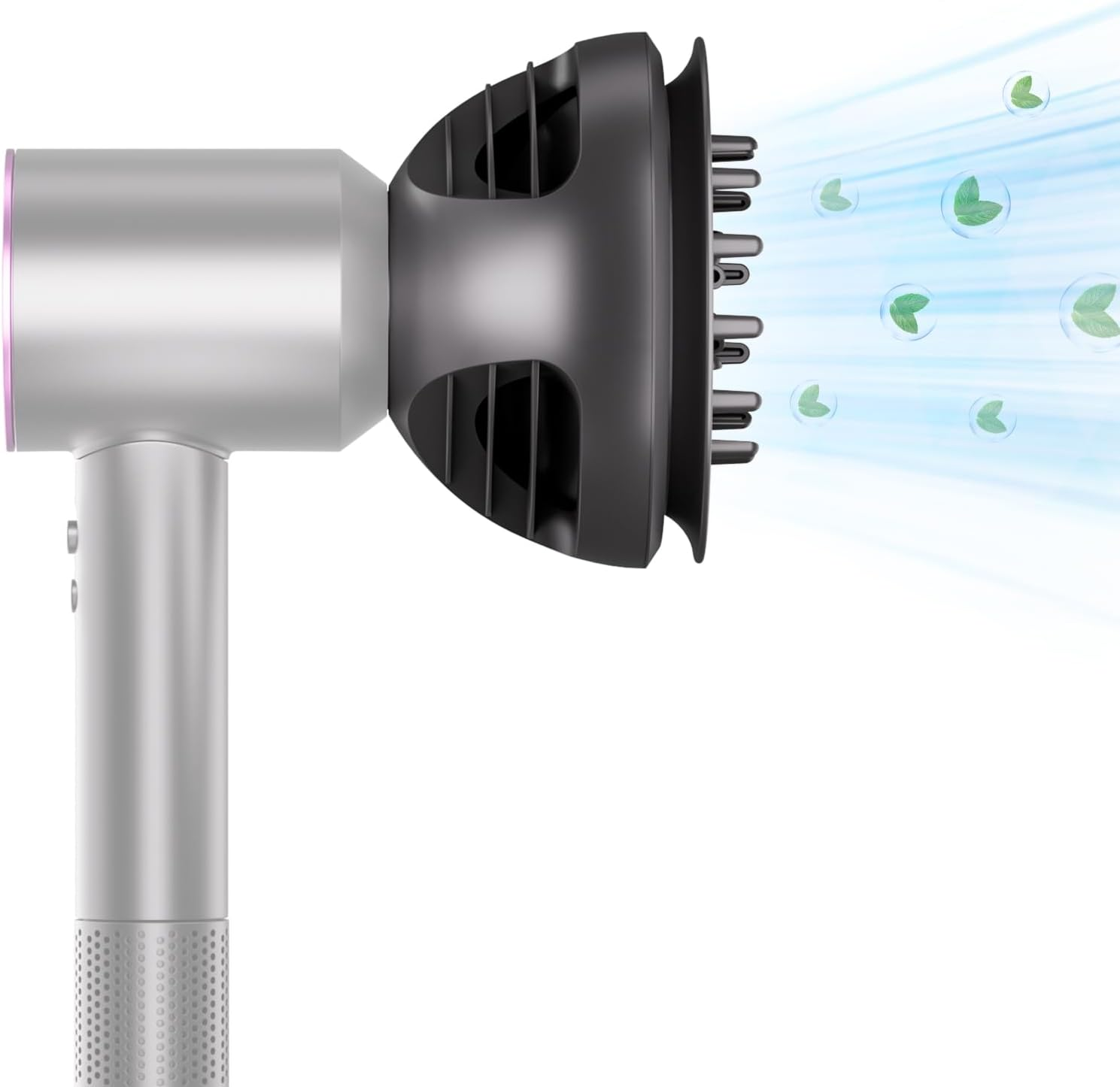 Upgrated Diffuser for Dyson Hair Dryer, Wave and Curl Diffuser for Dyson Supersonic Hair Dryer HD15 HD12 HD08 HD04 HD03 HD02, Attachment Part No. 973924-01